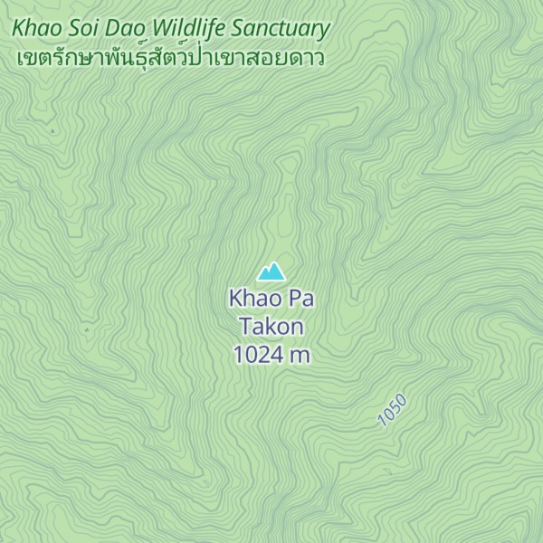 Map of Khao Pa Takon