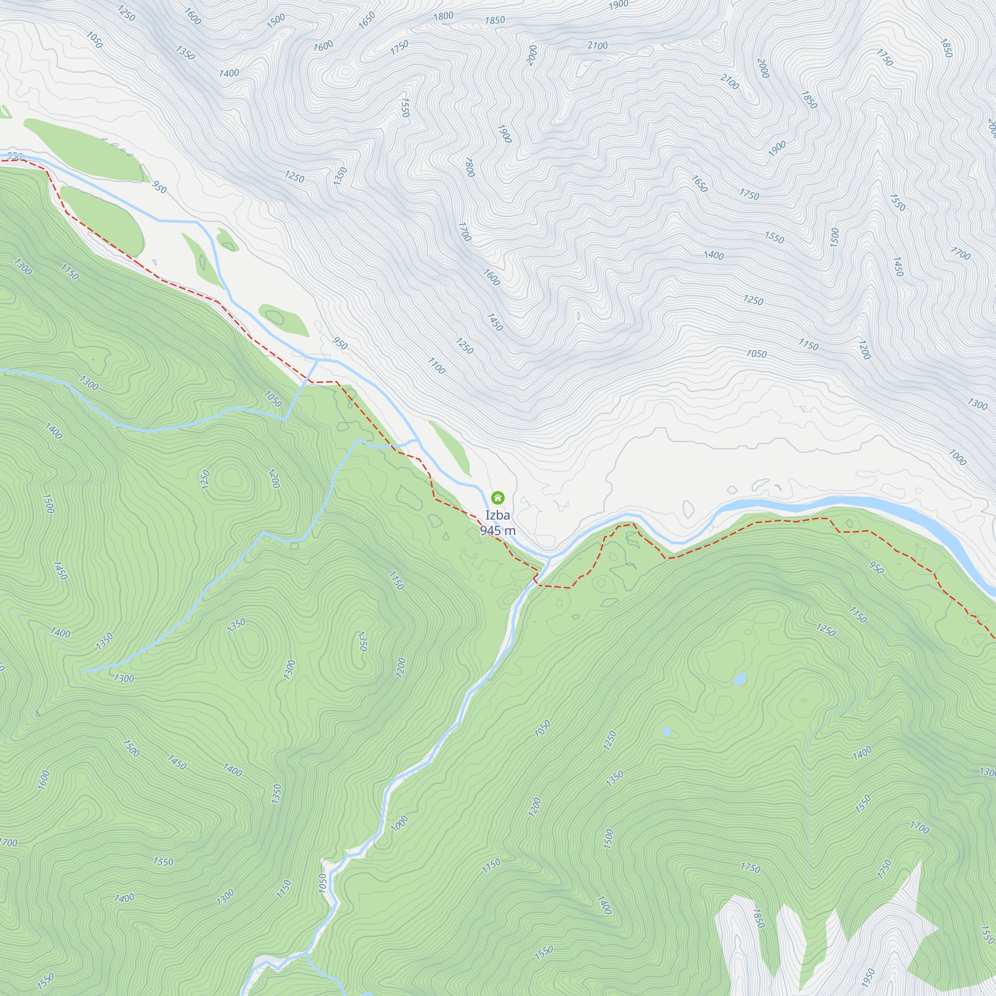 Izba map