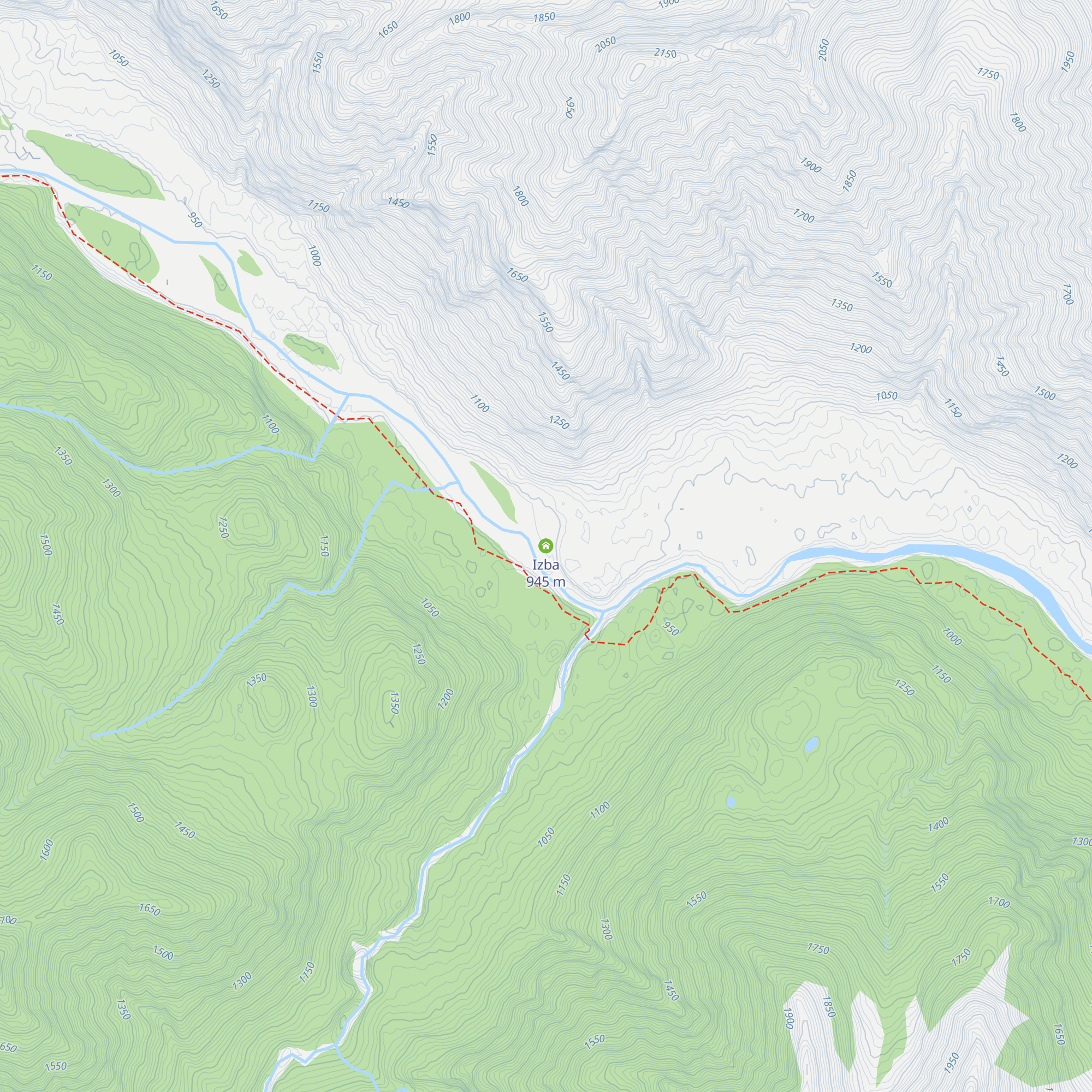 Izba map