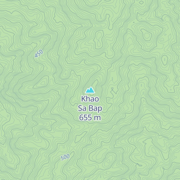 Map of Khao Sa Bap