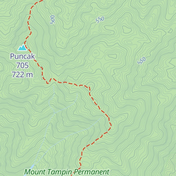 Map of Gunung Tampin Utara