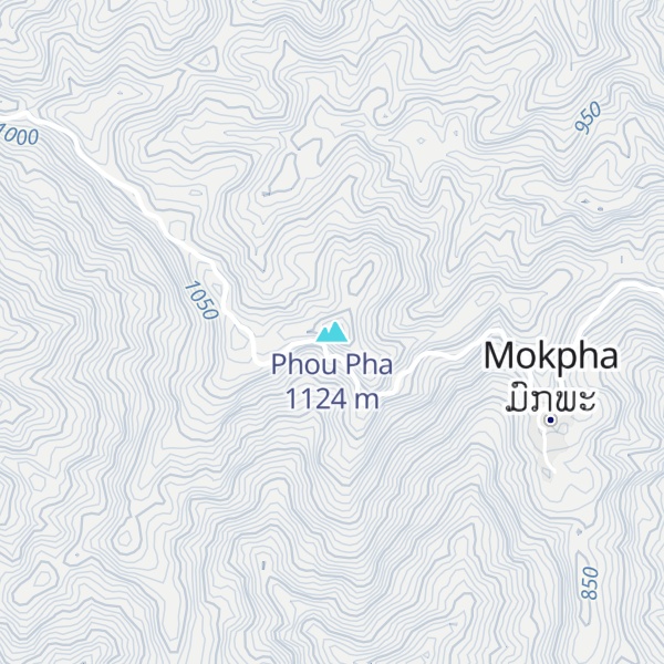 Map of Phou Pha
