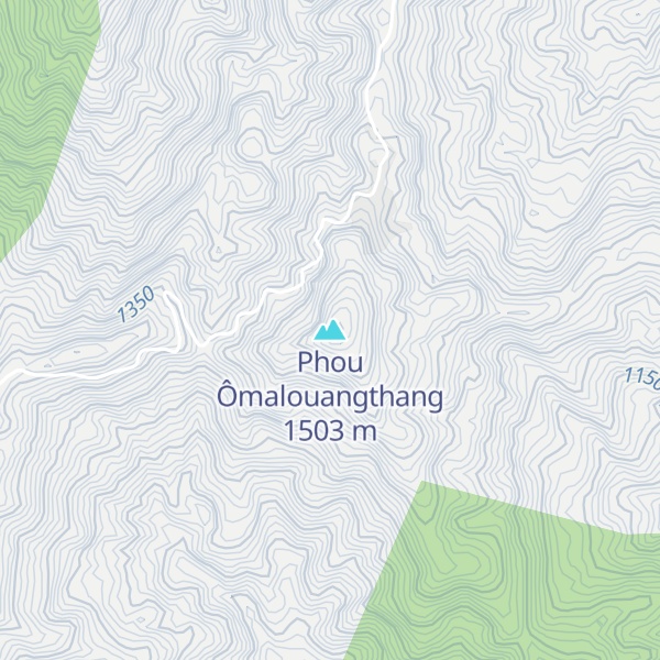 Map of Phou Ômalouangthang