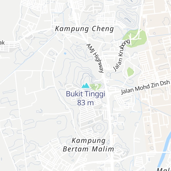 Map of Bukit Tinggi