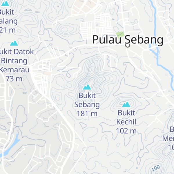 Map of Bukit Sebang