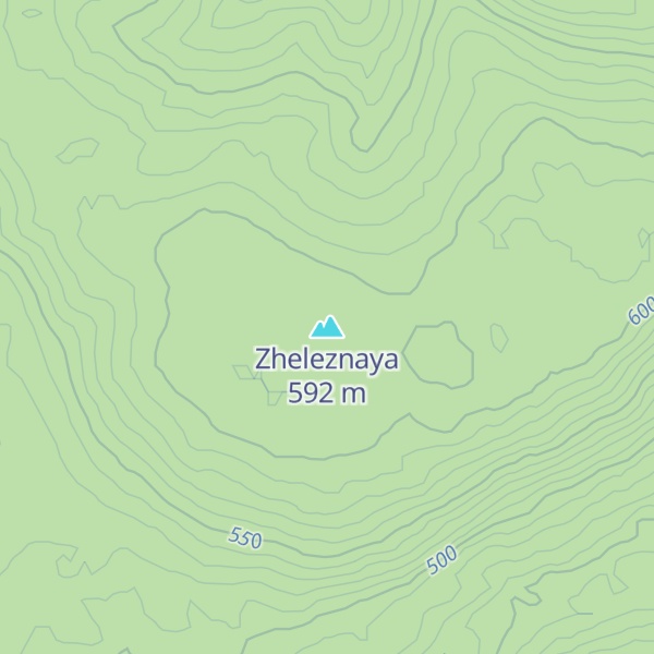 Map of Zheleznaya