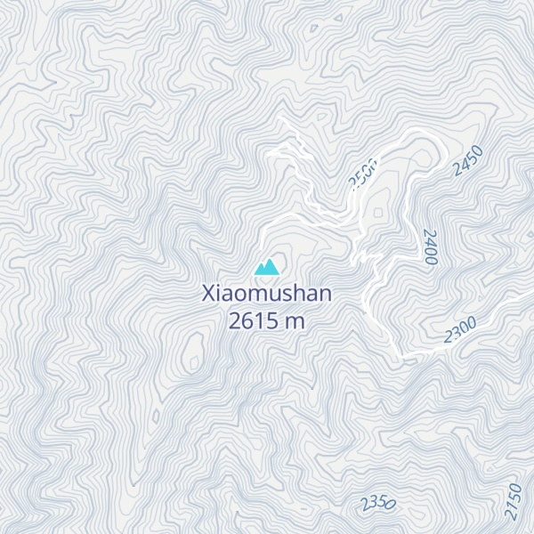 Map of Xiaomushan