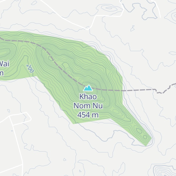 Map of Khao Nom Nu
