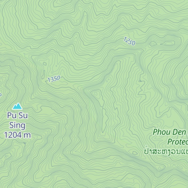 Map of Phou Sising