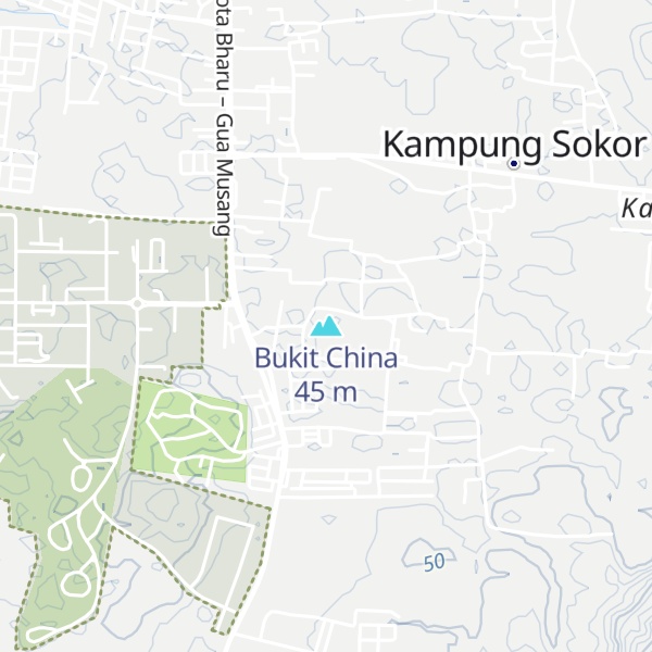 Map of Bukit China