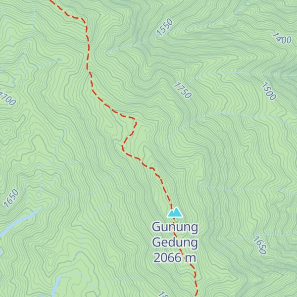 Map of Gunung Berapit