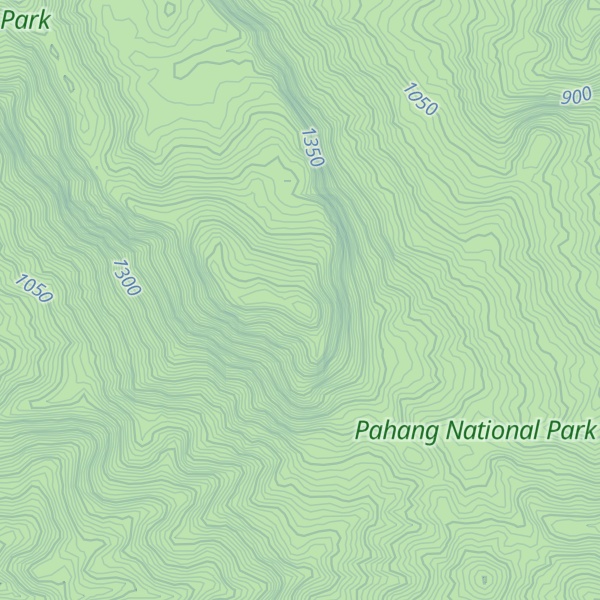Map of Gunong Pantat Lesong