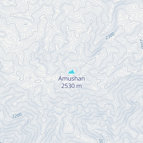 Map of Amushan
