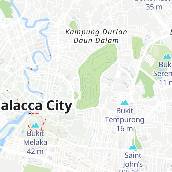 Map of Bukit Cina