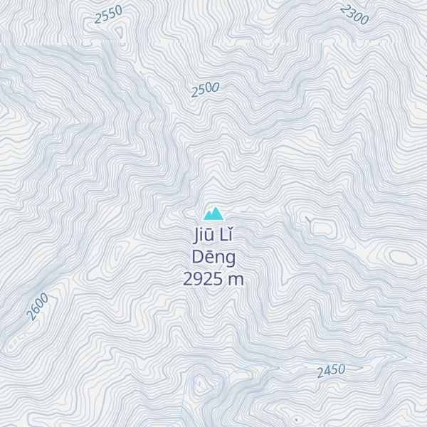 Map of Jiū Lǐ Dēng