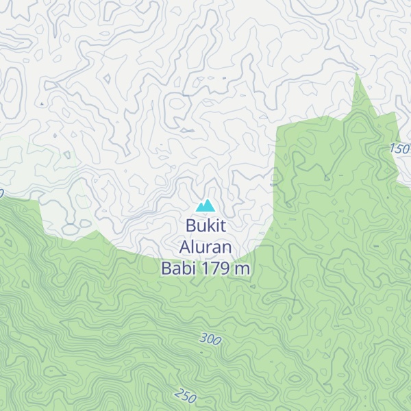 Map of Bukit Aluran Babi