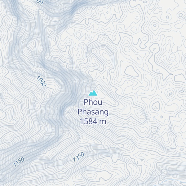 Map of Phou Phasang