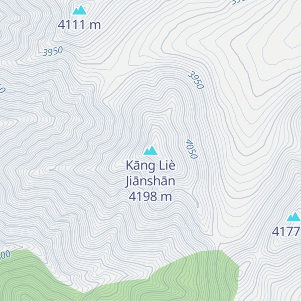Map of Kāng Liè Jiānshān