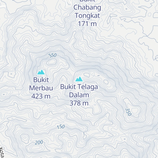 Map of Bukit Telaga Dalam