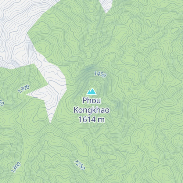Map of Phou Kongkhao