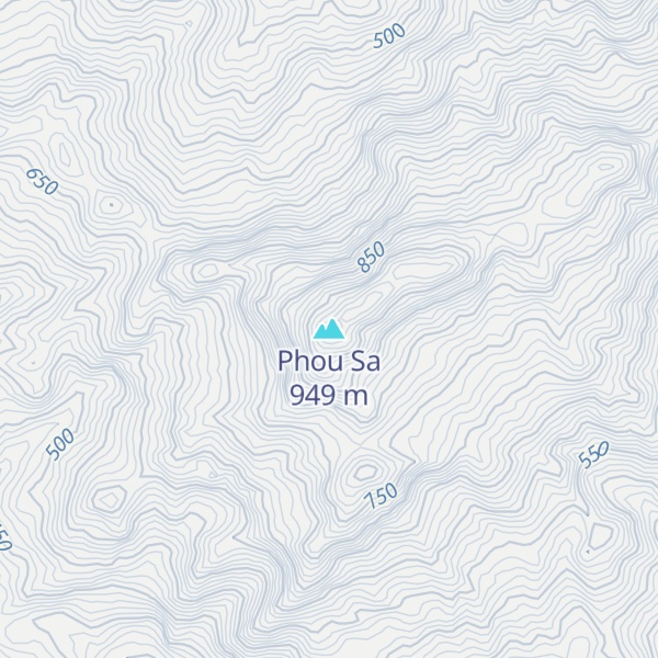 Map of Phou Sa