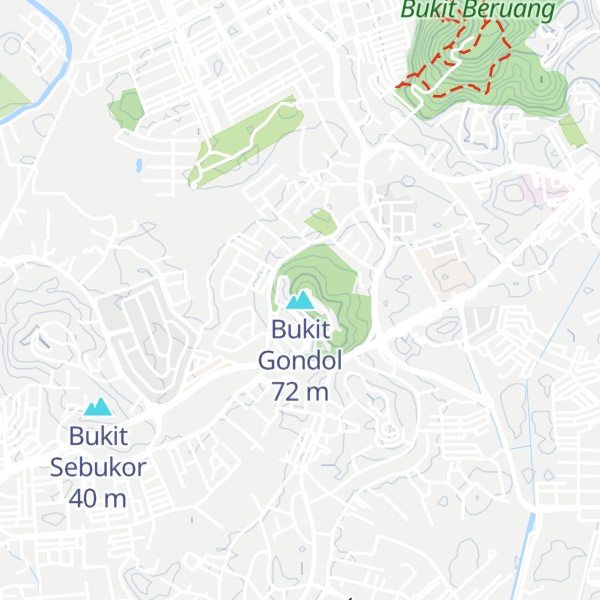 Map of Bukit Gondol