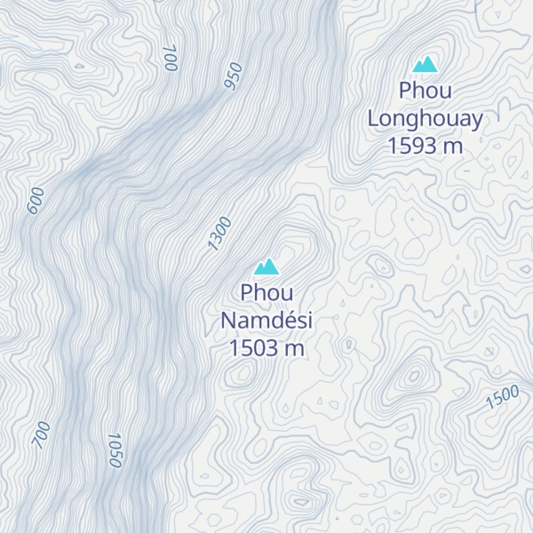 Map of Phou Namdési