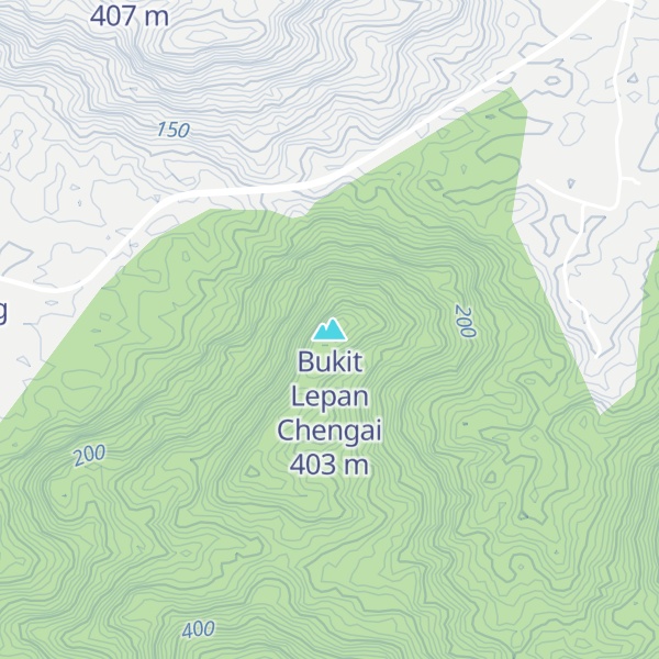 Map of Bukit Lepan Chengai