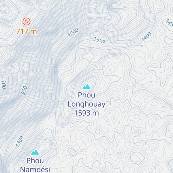 Map of Phou Longhouay