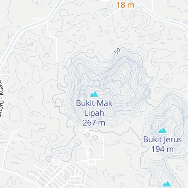 Map of Bukit Mak Lipah