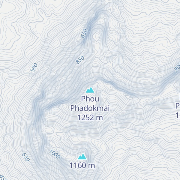 Map of Phou Phadokmai