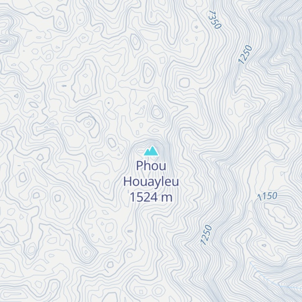 Map of Phou Houayleu