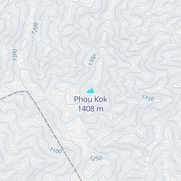 Map of Phou Kok