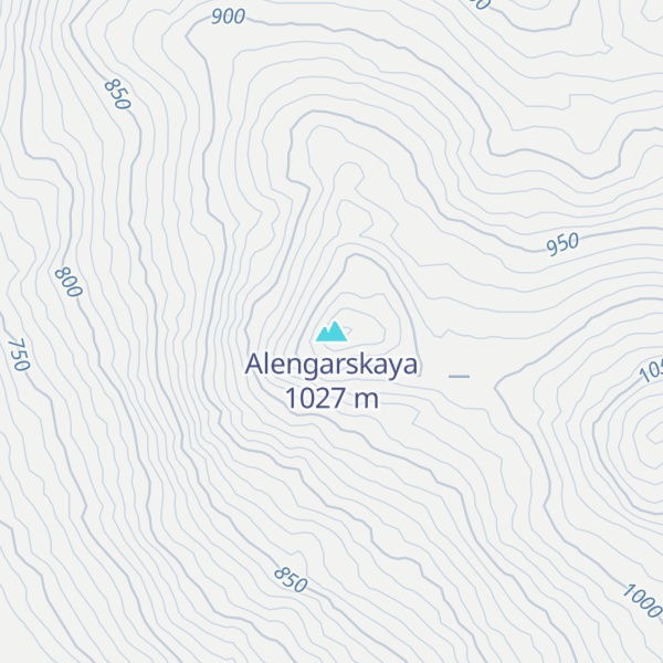 Map of Alengarskaya
