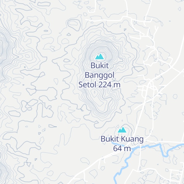 Map of Bukit Gajah Beranak