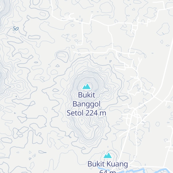 Map of Bukit Banggol Setol