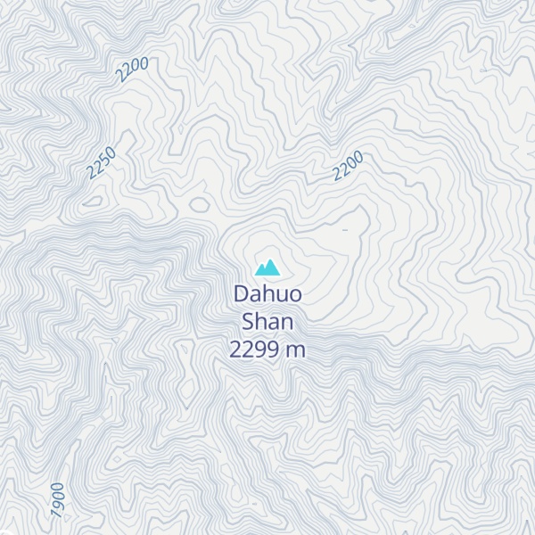 Map of Dahuo Shan