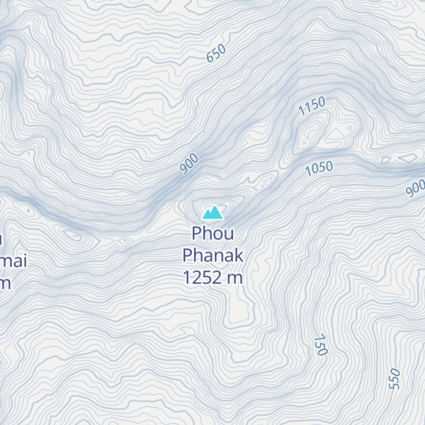 Map of Phou Phanak