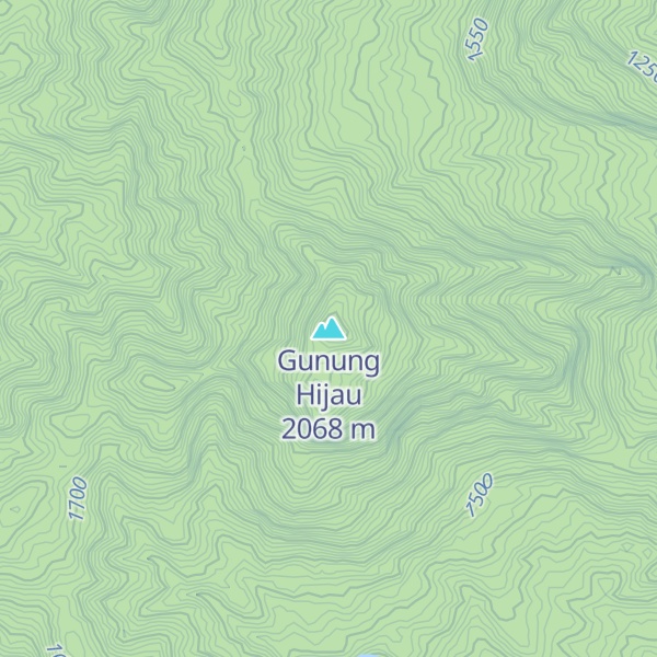 Map of Gunung Hijau