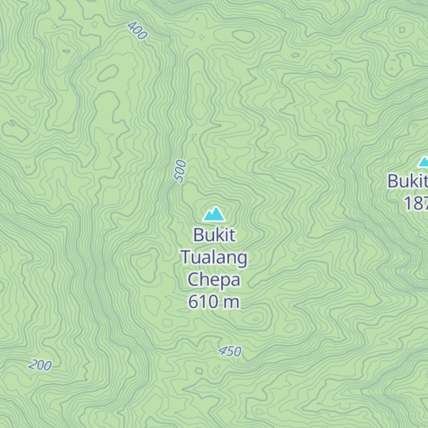 Map of Bukit Tualang Chepa