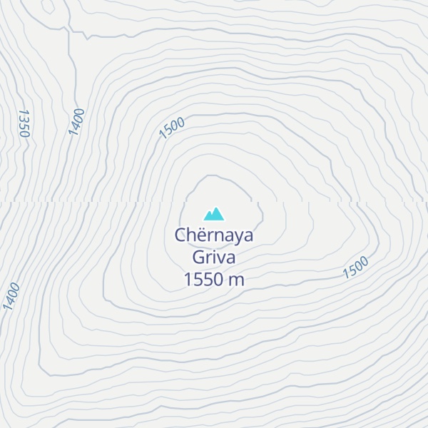 Map of Chërnaya Griva