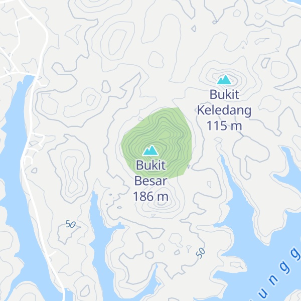 Map of Bukit Besar