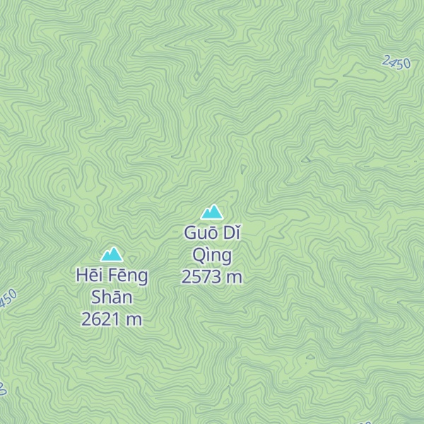 Map of Guō Dǐ Qìng