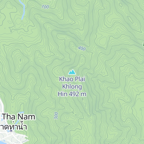 Map of Khao Plai Khlong Hin
