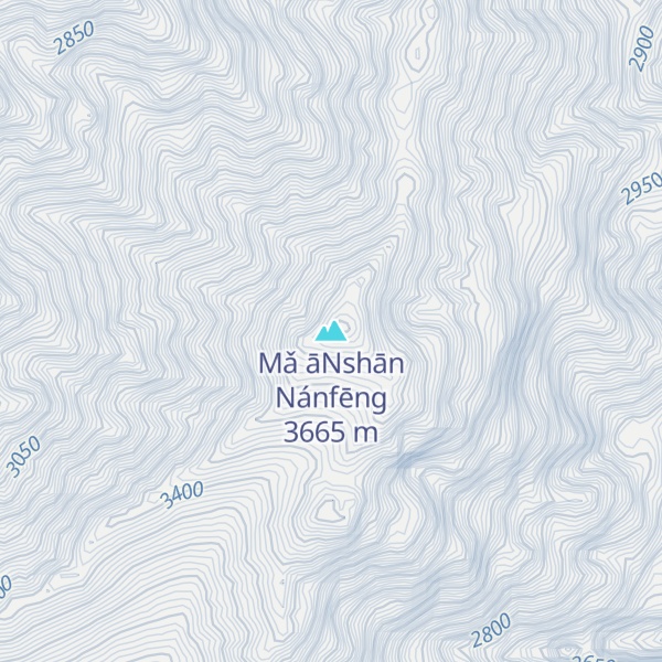 Map of Mǎ āNshān Nánfēng