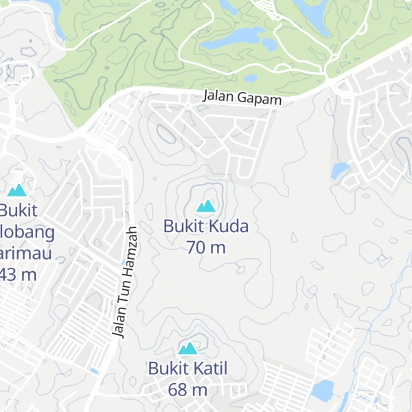 Map of Bukit Kuda