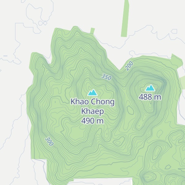 Map of Khao Chong Khaep