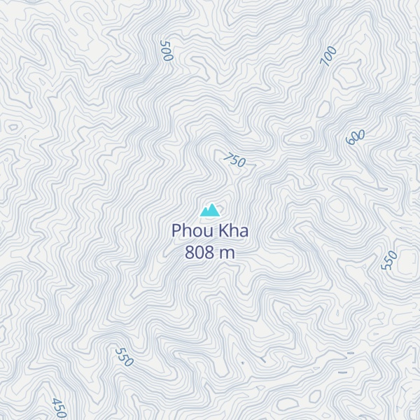 Map of Phou Kha