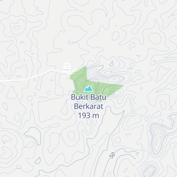 Map of Bukit Batu Berkarat
