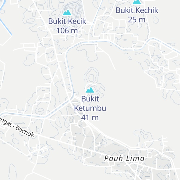 Map of Bukit Ketumbu